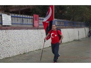 Şehitlere Saygı İçin 350 Kilometre Yürüyecek