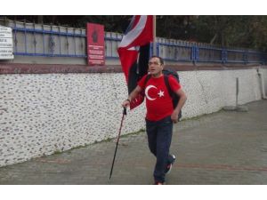 Şehitlere Saygı İçin 350 Kilometre Yürüyecek