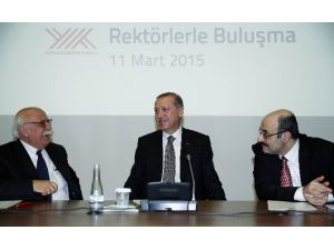 Cumhurbaşkanı Erdoğan, Yök’te Rektörlerle Bir Araya Geldi