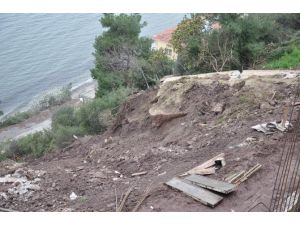 (Özel Haber) Lüks Villalarda Tehlikeli Heyelan