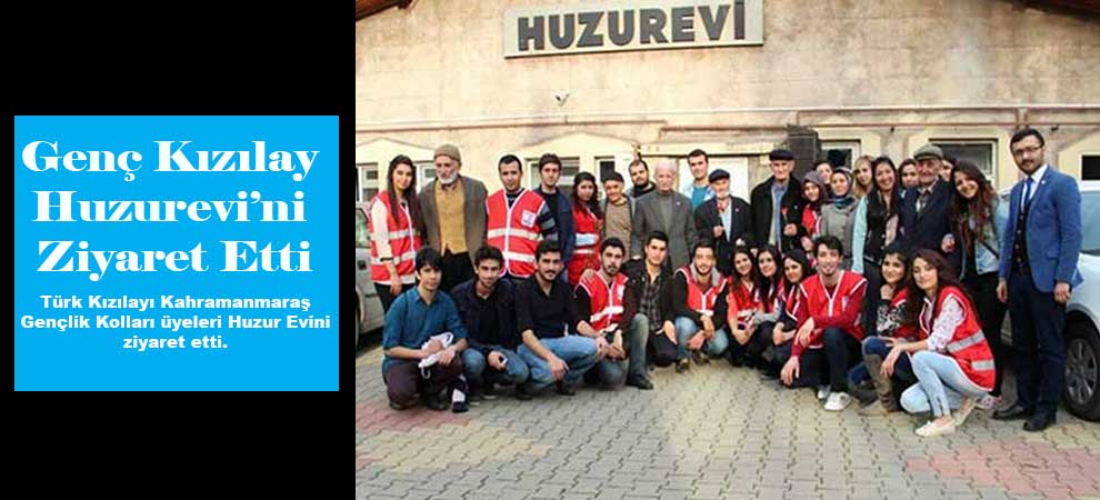 Genç Kızılay Huzurevi’ni Ziyaret Etti