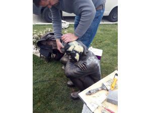 Parçalanan Berkin Elvan Heykeli Onarıldı