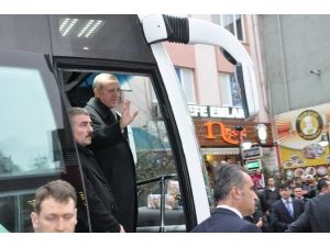 Cumhurbaşkanı Erdoğan Büyükşehir Belediyesini Ziyaret Etti