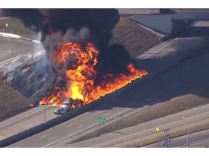 Alevler Gökyüzüne Yükseldi