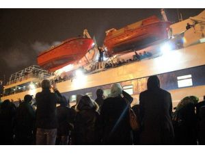 Mavi Marmara Gemisi Samsun’dan Çanakkale’ye Uğurlandı
