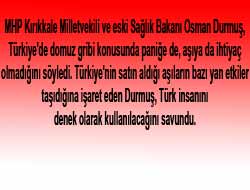 MHP Domuz Gribi Aşısına Da Karşı Çıktı