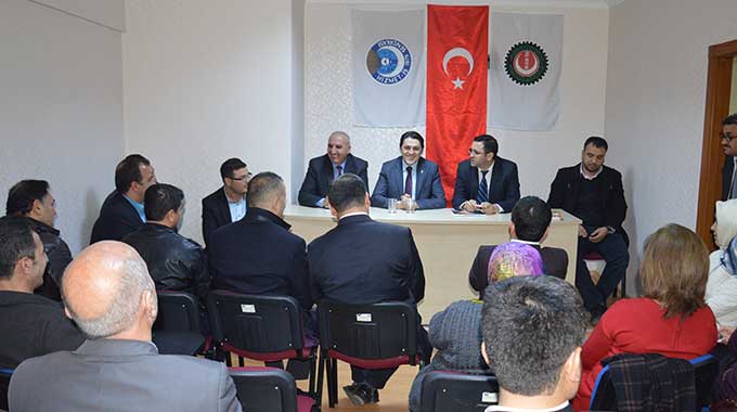 Mutlu Kayadan Sendikalara ziyaret