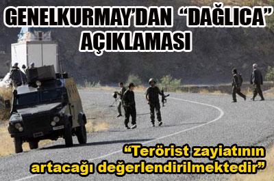 Genelkurmaydan Dağlıca açıklaması 