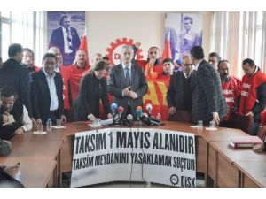 Disk’ten Vali Şahin’e Taksim Tepkisi
