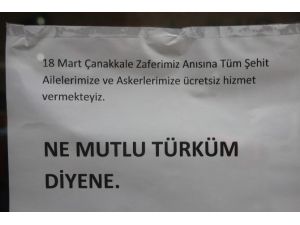 Şehit Ailelerini Ve Askerleri Ücretsiz Tıraş Etti
