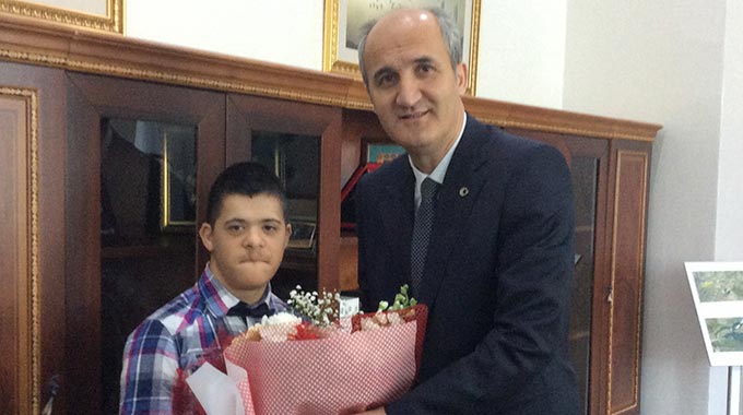  Down Sendromlu Öğrencilerden Okaya Ziyaret