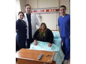 10 Yıldır Uğraştığı Böbrek Taşından Kurtuldu