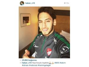 Çalhanoğlu’nun Milli Takım Sevinci