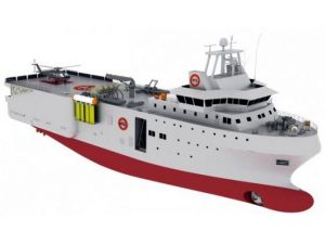 Mta Turkuaz Sismik Araştırma Gemisi Denize İnecek