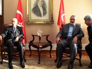 Haniye, Mhp Genel Başkanı Bahçeli İle Biraraya Geldi