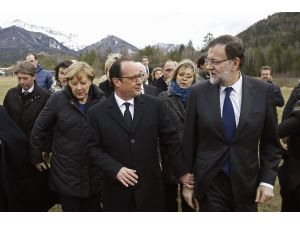 Fransız, Alman Ve İspanyol Liderler Kaza Bölgesinde