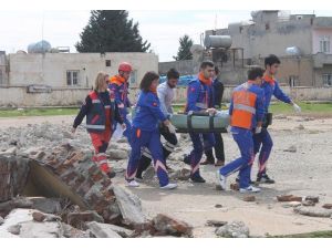 Umke’den Gerçeğini Aratmayan Deprem Tatbikatı