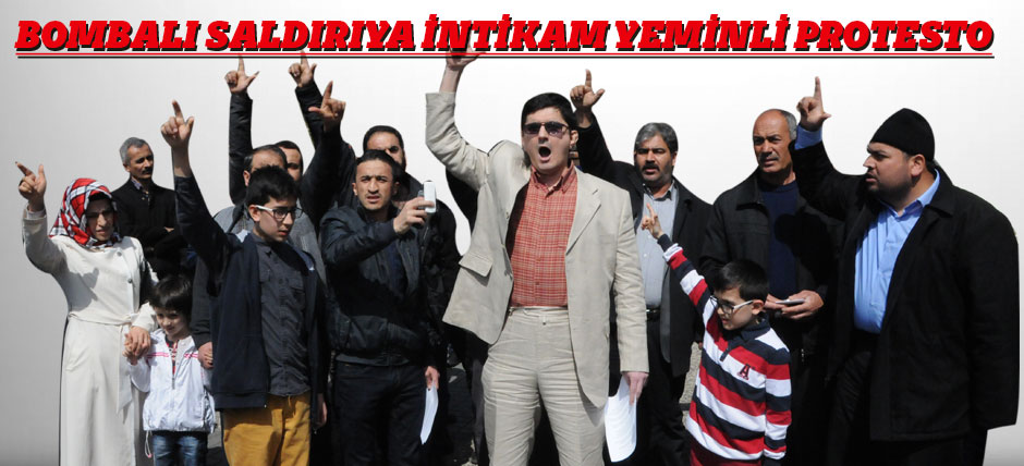 Bombalı Saldırıya İntikam Yeminli Protesto