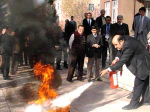 İl Milli Eğitim Müdürlüğünde Sivil Savunma Faaliyetleri
