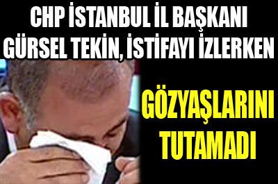 İstifayı izlerken ağladı 