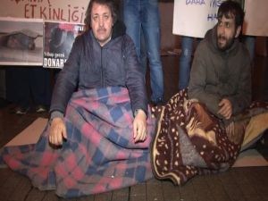 Evsizler İçin Bir Gece Sokakta Yaşama Eylemi