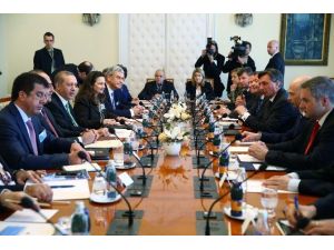 Erdoğan, Sloven Mevkidaşı Pahor İle Başbaşa Ve Heyetlerarası Görüşme Gerçekleştirdi