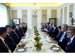 Erdoğan Slovenya Başbakanı Miro Cerar İle Çalışma Yemeği Yedi