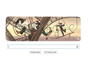 Google’dan Eyfel Kulesi’ne Özel Doodle