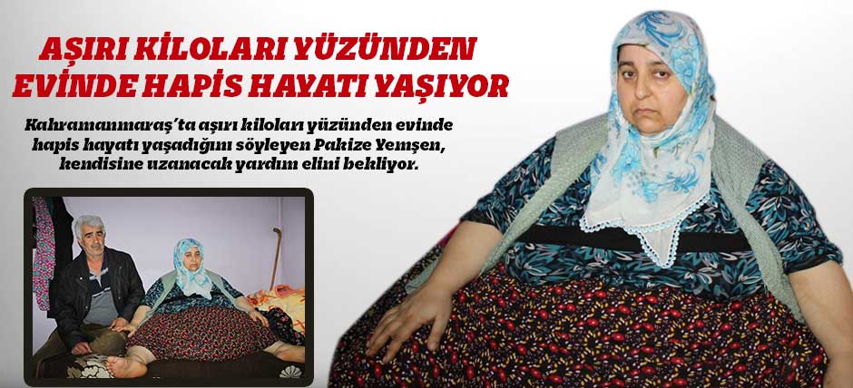 Aşırı Kiloları Yüzünden Evinde Hapis Hayatı Yaşıyor