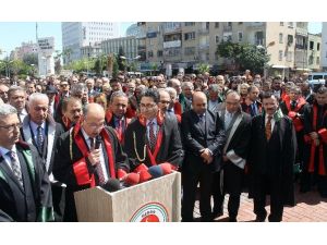 Savcı Ve Hakimler Saldırıyı Protesto Etti