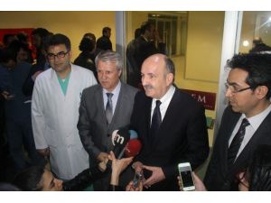 Bakan Müezzinoğlu, Yaralı Polisleri Ziyaret Etti