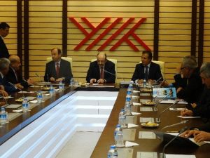 Iuc Başkanı Ve Irak Üniversite Rektörlerinden Yök Başkanı Saraç’a Ziyaret