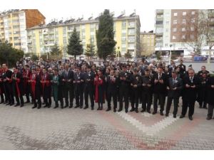 Seydişehir Adliyesi Önünde Şehit Savcı Kiraz Anıldı