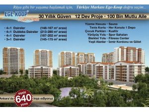 Ege Koop, Ankara’ya Smyrna Evleri İle Gidiyor