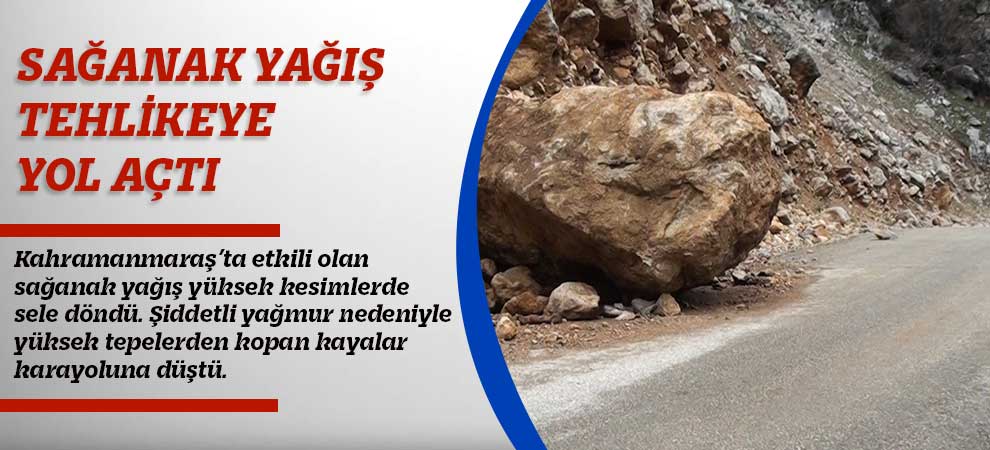 Sağanak Yağış Tehlikeye Yol Açtı