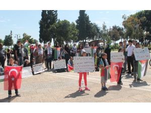 Mersin’de Yermuk Kampı Protestosu