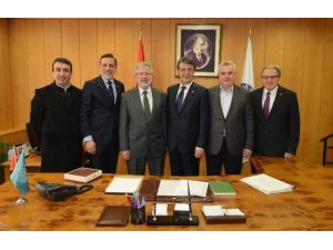 Btso’dan Rektör Ulcay’a ‘Hayırlı Olsun’ Ziyareti