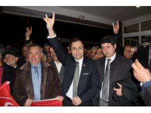 Mhp’li Aday Vekil Gibi Karşılandı