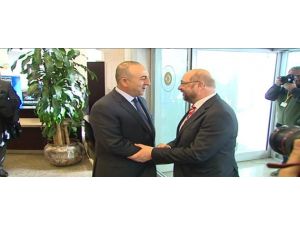 Çavuşoğlu Schulz’la Görüştü