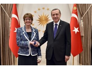Cumhurbaşkanı Erdoğan, Akpm Başkanı Brasseur’ü Kabul Etti
