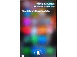 Siri’de “Sürç-i Lisan” Geyiği