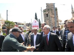 Chp Genel Başkanı Kılıçdaroğlu Antalya’da Esnafı Ziyaret Etti