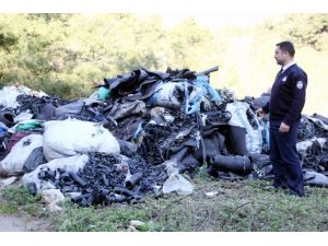 Ormanda Tam 50 Ton Sanayi Atığı Bulundu