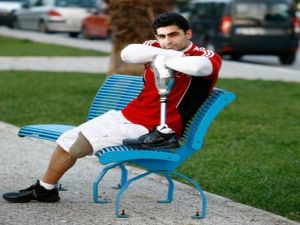 Protez Bacakla 215 Kilo Kaldıracak