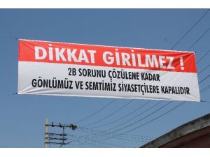 Bu Bölgeye Siyasetçilerin Girişi Yasaklandı !