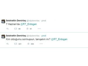 Demirtaş’tan Erdoğan’a Yanıt