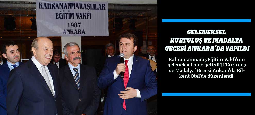 Geleneksel Kurtuluş Ve Madalya Gecesi Ankara’da Yapıldı