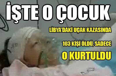 İşte korkunç kazada kurtulan çocuk 