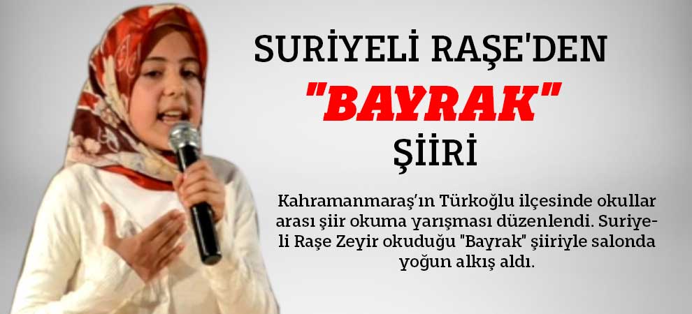 Suriyeli Raşeden Bayrak Şiiri
