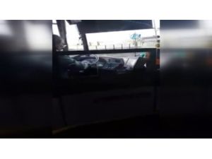 Otobüs Şoförünün Dikkatsizliği Pes Dedirtti